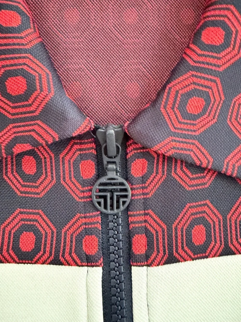 Tory Burch Performance Jacquard Color-Block Dress (S)